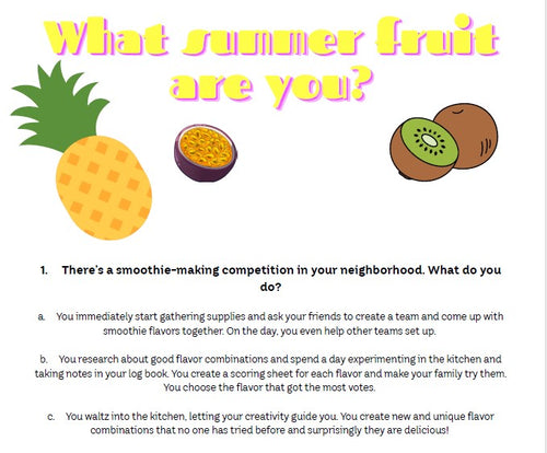 Kids' Summer Activity Journal