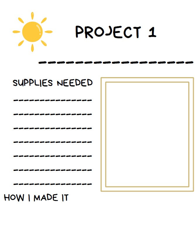 Kids' Summer Activity Journal